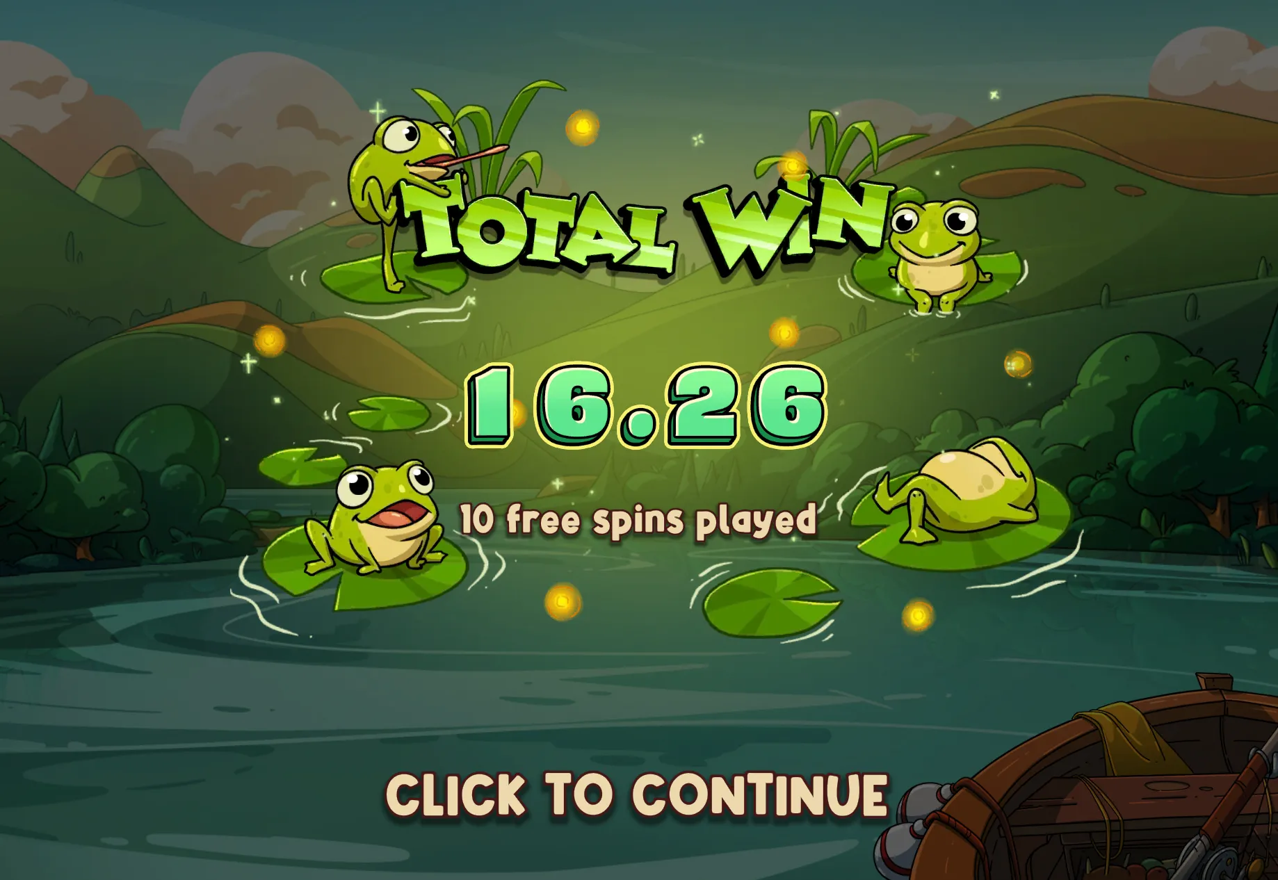 Le Fisherman bonusresultat: $16.26 totalgevinst etter 10 gratisspinn i On Thin Ice-modusen